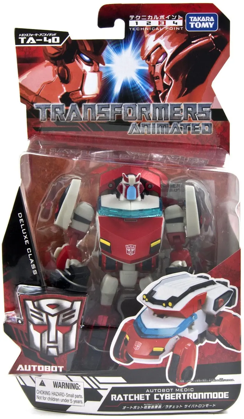 Japanese Transformers Animated - Ta-40 Ratchet Cybertron Mode 1