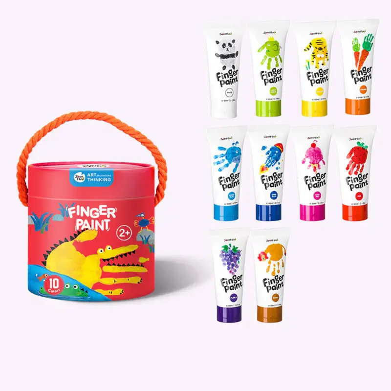 Jar Melo Washable Finger Paint Colors Set (2-4 Years) 1