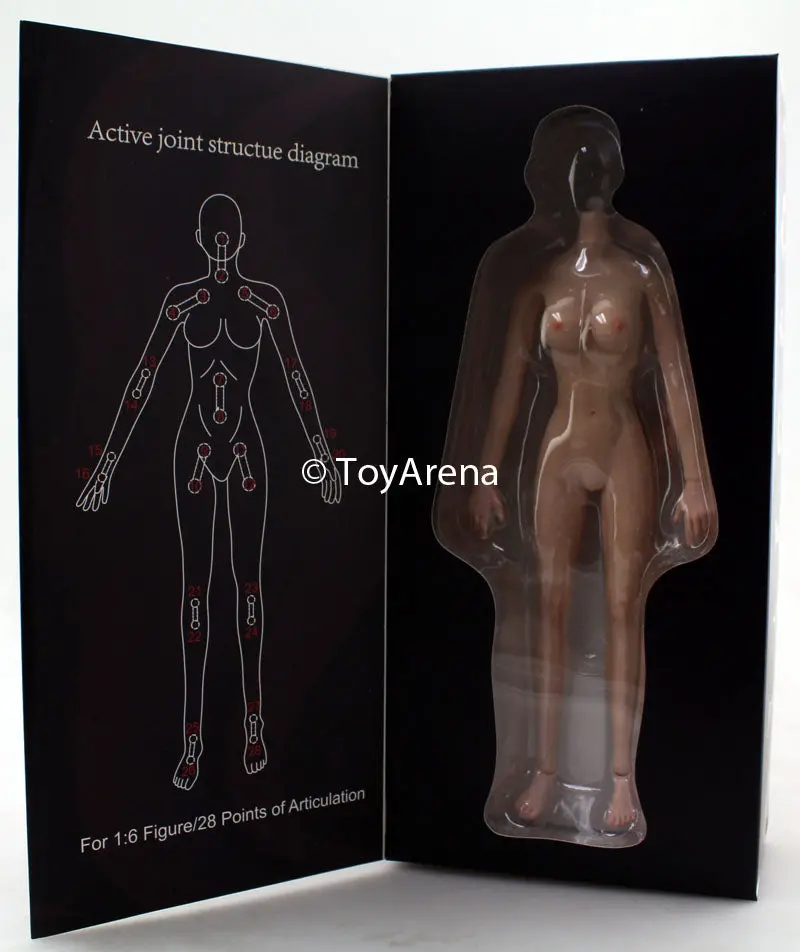 Jiaou Doll 1/6 Seamless Female Body 3.0 Big Bust (Pink) Sixth Scale Figure 1
