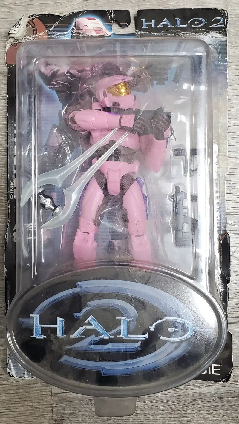 Joyride Studio Bungie Halo 2 Pink Spartan Exclusive Action Figure 1