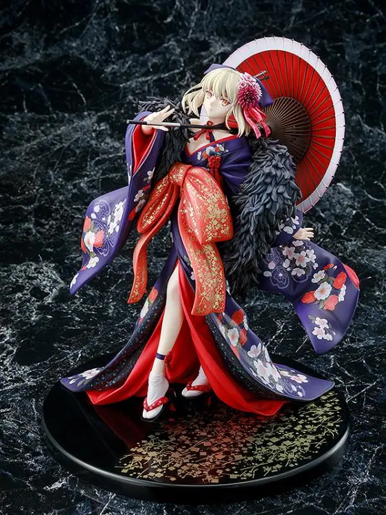 Kadokawa 1/7 Fate/Stay Night Saber Alter (Kimono Ver.) Scale Statue Figure 1