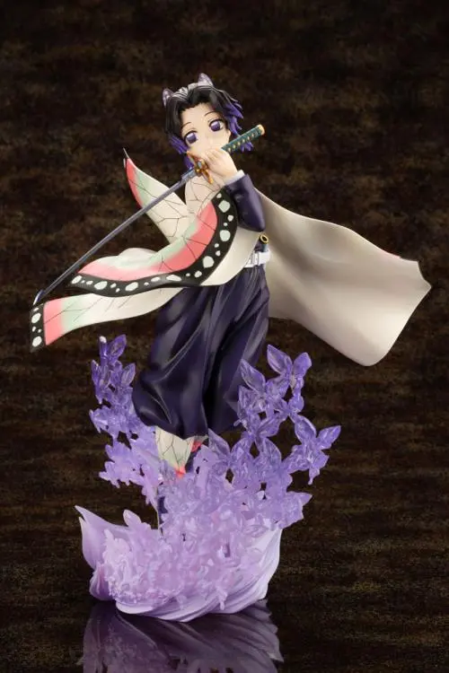 Kotobukiya 1/8 Demon Slayer: Kimetsu No Yaiba Shinobu Kocho Artfx J Scale Statue Pp975 W/ Bonus Face 1