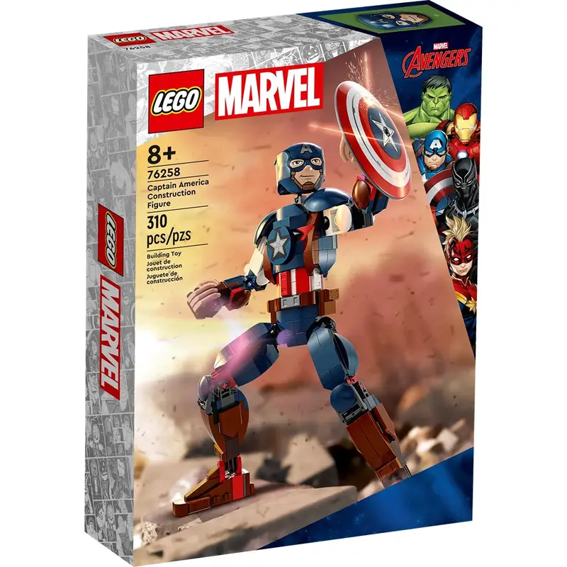 Lego Captain America Construction - 310 Pieces | 76258  (8-12 Years) 1