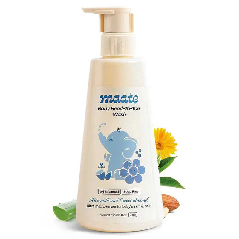 Maate Baby Head To Toe Wash - Tear-Free | Ph-Balanced - 400 Ml 1