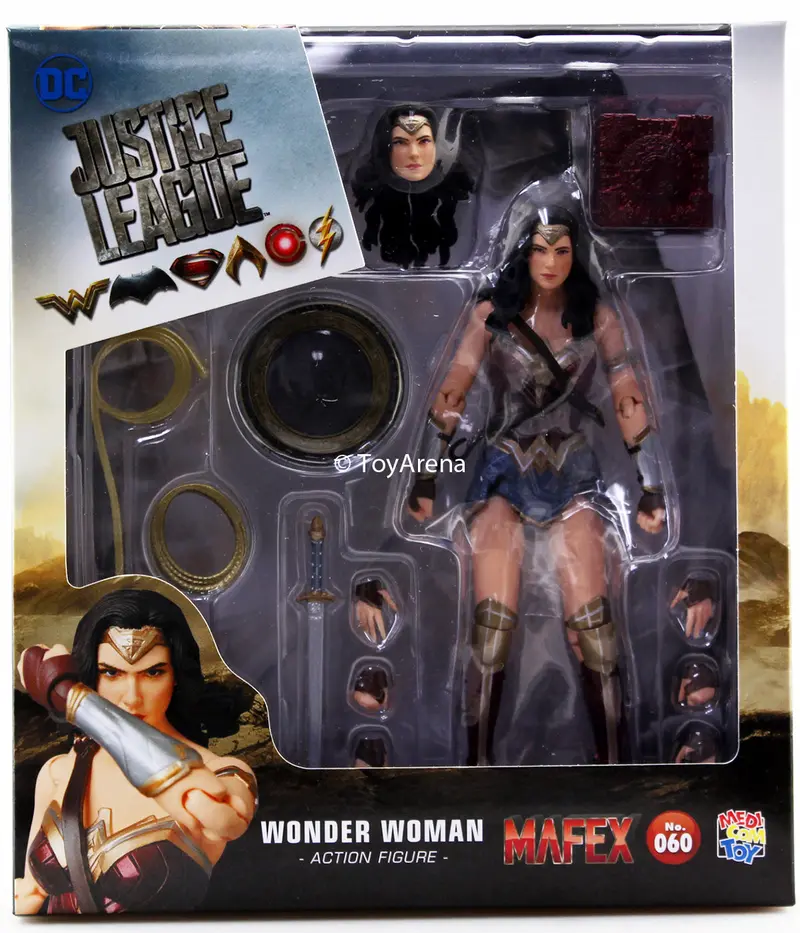 Mafex No. 060 Justice League Wonder Woman Action Figure Medicom 1