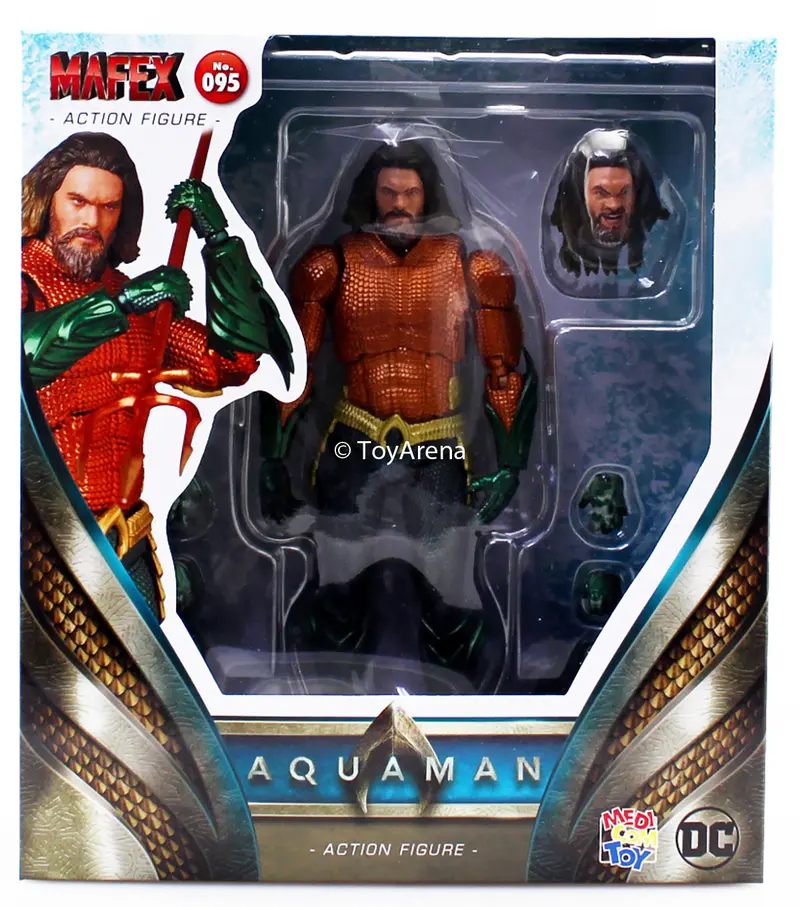 Mafex No. 095 Dc Comics Aquaman Movie Aquaman Action Figure Medicom 1