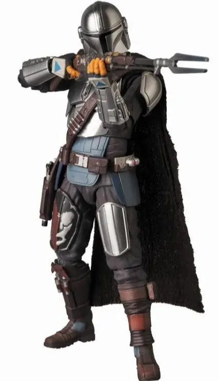 Mafex No. 129 Star Wars The Mandalorian Beskar Armor Mandalorian Action Figure 1