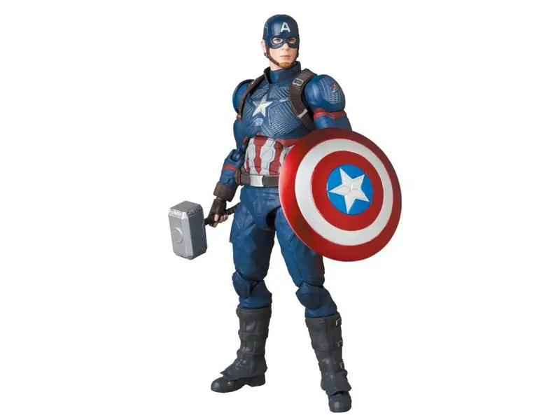 Mafex No. 130 Avengers Endgame Captain America Action Figure Medicom 1