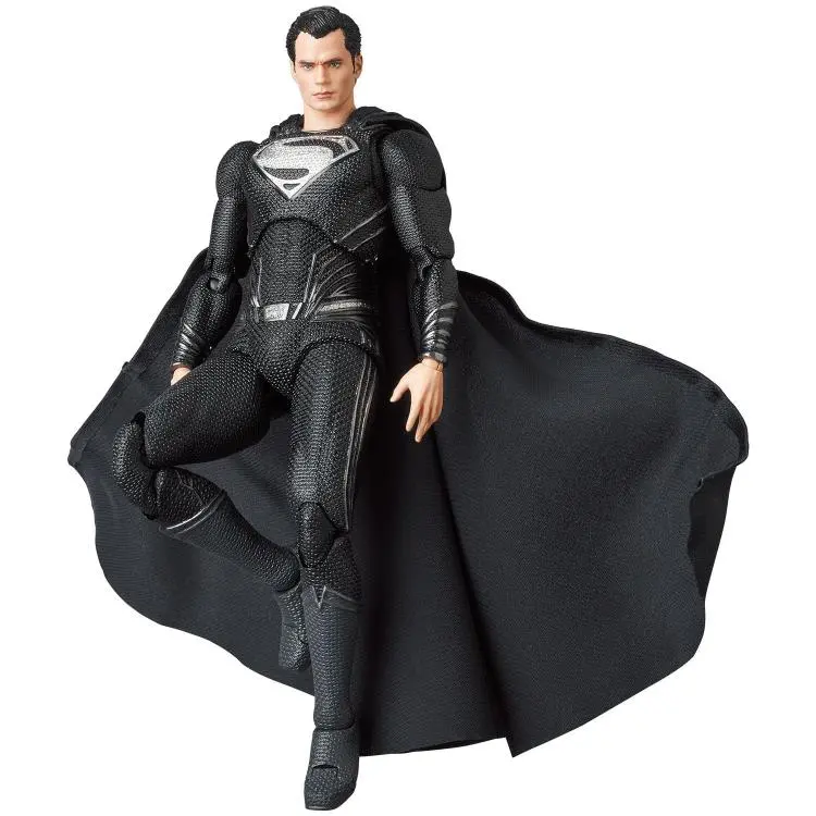 Mafex No. 174 Zack Snyder's Justice League Superman (Black Suit) Action Figure Medicom 1