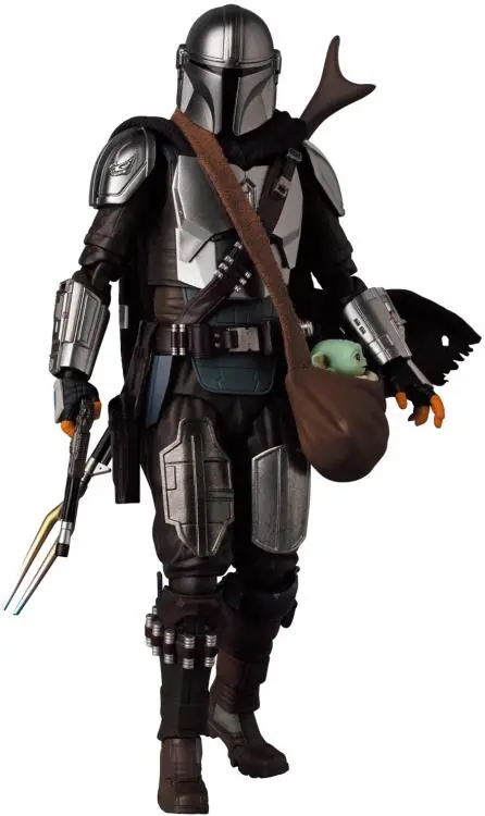 Mafex No. 200 Star Wars The Mandalorian Beskar Armor Mandalorian (Ver. 2.0) Action Figure 1