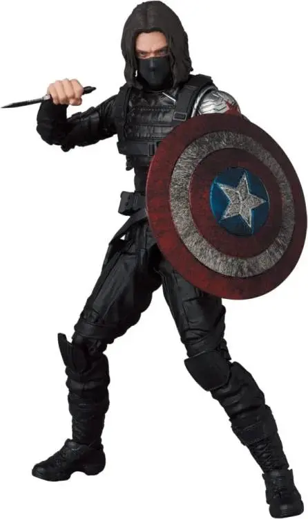 Mafex No. 203 Captain America The Winter Soldier Action Figure Medicom 1