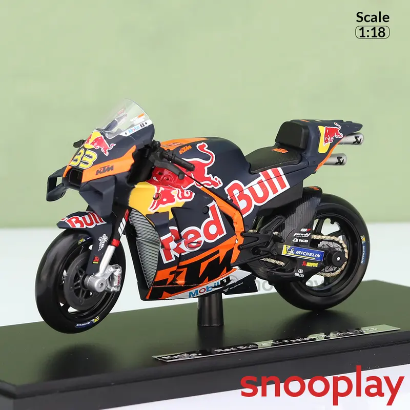 Maisto Original Red Bull Ktm Factory Racing 2023 Licensed Diecast Bike | 1:18 Scale (14 Years Till Grown Ups) 1