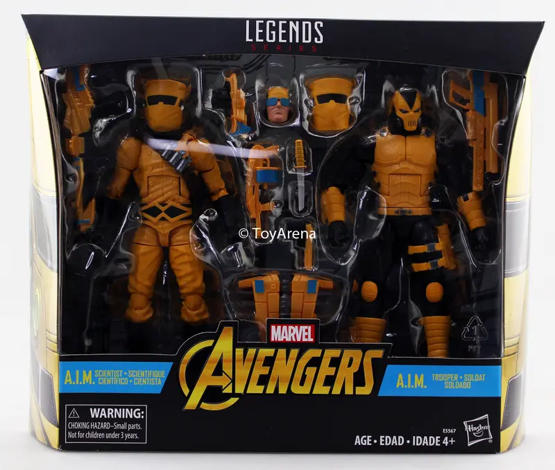 Marvel Legends Avengers Legends Series 6-Inch Action Figure - Aim Scientist And Trooper Set 1