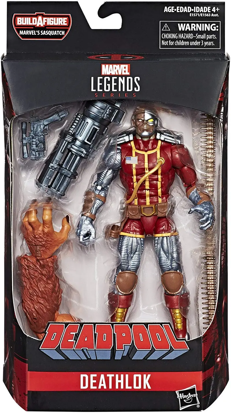 Marvel Legends Deadpool Series Deathlok Sasquatch Baf 1
