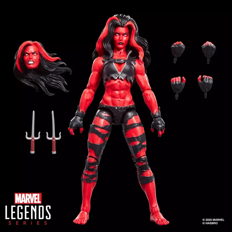 Marvel Legends Red She-Hulk Action Figure 1