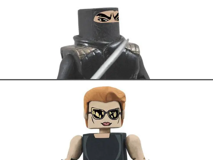 Marvel Minimates The Wolverine Undercover Viper And Black Clan Ninja Series 52 1