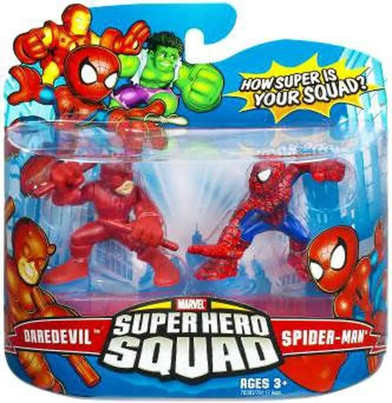 Marvel Superhero Squad Series 7 Daredevil And Spiderman 2 Pack 1
