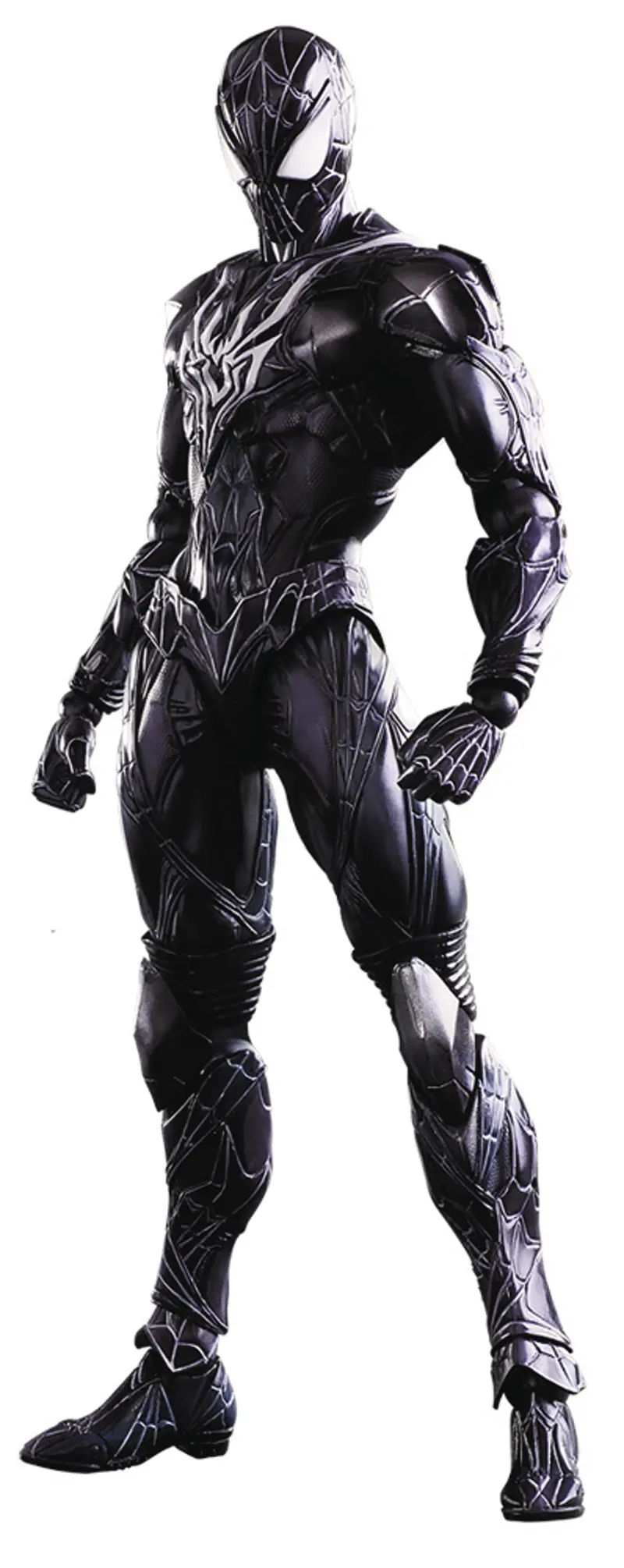 Marvel Universe Spider-Man Limited Color Ver. (Black Suit) Variant Play Arts Kai Action Figure 1