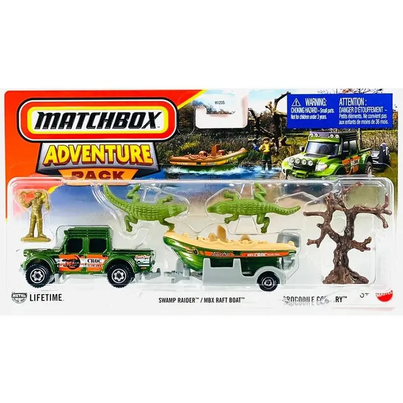 Matchbox Original Licensed Matchbox Adventure Themed Diecast Vehicle Set With Travel Trailer (7 Years Till Grown Ups) | Assorted Designs 1