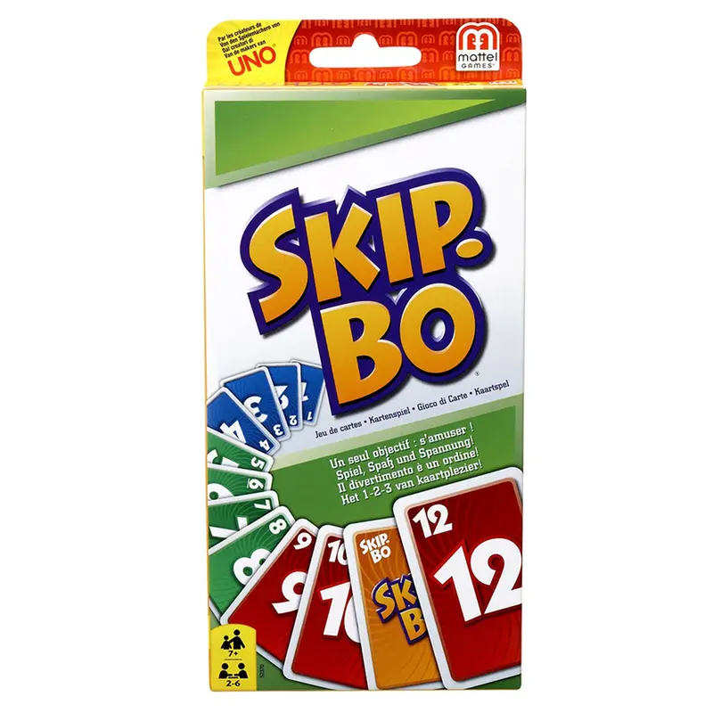 Mattel Original Skip Bo Card Game (7 Years Till Grown Ups) 1