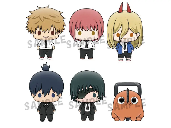 Megahouse Chokorin Mascot Chainsaw Man Trading Figures Box Set Of 6 1