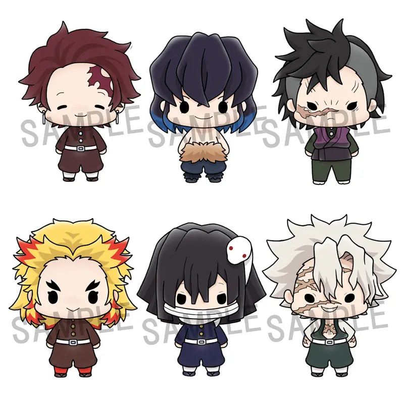 Megahouse Demon Slayer: Kimetsu No Yaiba Chokorin Mascot Vol 2 Trading Figures Box Set Of 6 1