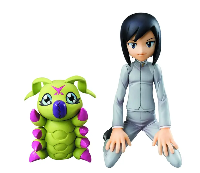 Megahouse Digimon Adventure 02 G.E.M. Ken And Ken Ichijozi Scale Statue Figures 1