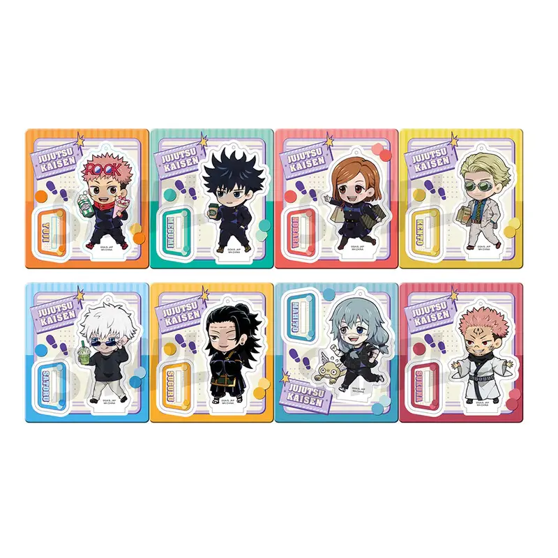 Megahouse Tokotoko Acrylic Stand Jujutsu Kaisen Vol. 2 Trading Figures Keychains Box Set Of 8 1