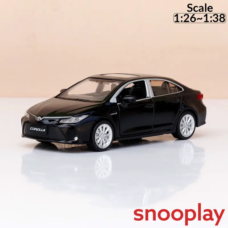 Metal Speed Zone Original Toyota Corolla Hybrid Licensed Diecast Car With Openable Doors | 1:26~1:38 Scale (14 Years Till Grown Ups) 1