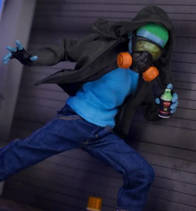 Mezco Toyz One:12 Rumble Society Hoodz: Vapor Action Figure Exclusive 1
