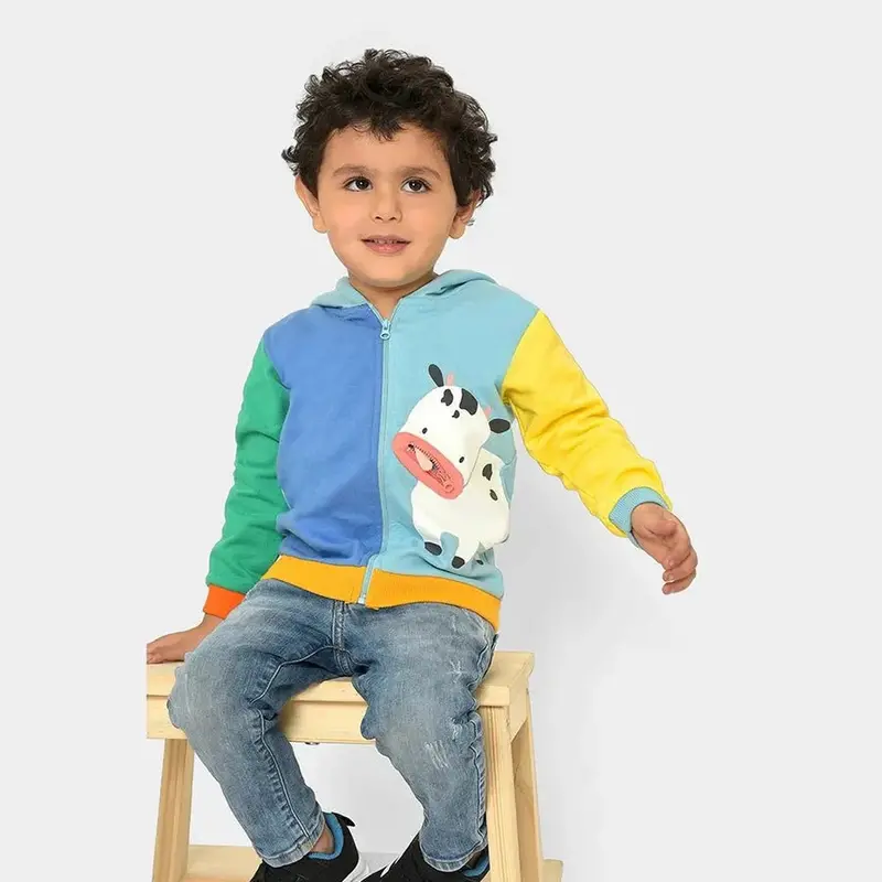Mi Arcus Cotton Fleece Jacket - Full Sleeves 1