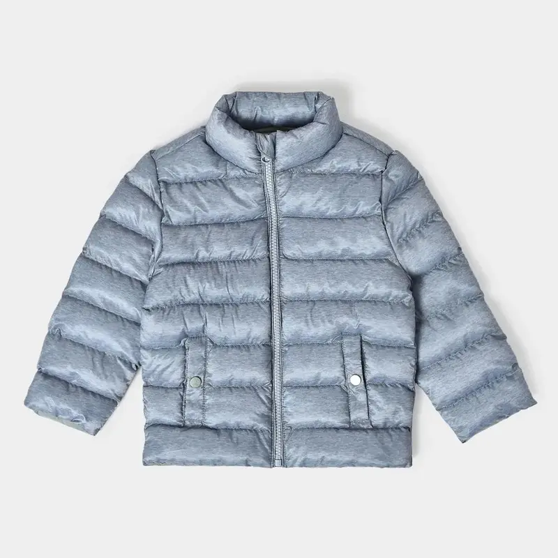 Mi Arcus Polyestmi Arcus Unisex Puffer Jacket With Full Sleeves, Mandarin Collar & Side Pocketser 1