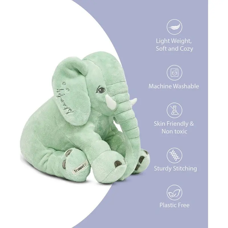 Mi Arcus Stampy Knitted Soft Toy (6 Months - 7 Years) | Light Green 1