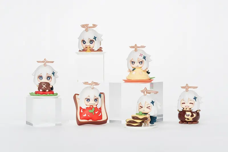 Mihoyo Genshin Impact Paimon Is Not Emergency Food! Chibi Mascot Trading Figures Box Set Of 6 1