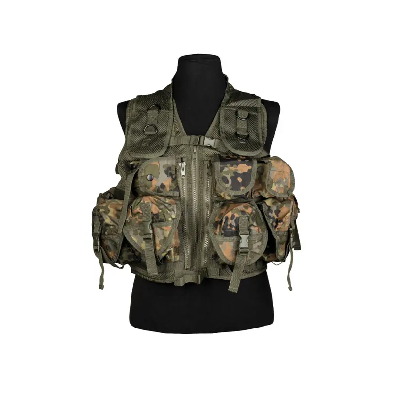 Mil-Tec Flecktarn 9-Pocket Tactical Vest 1