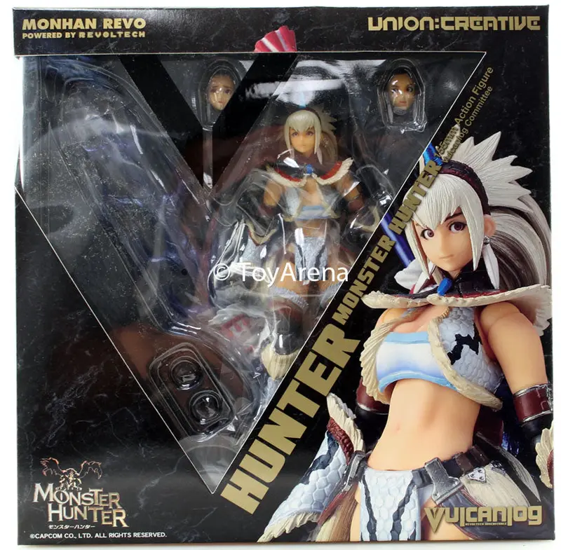 Monhan Revo #020 Hunter Female Woman Swordsman Monster Hunter Revoltech Vulcanlog 1