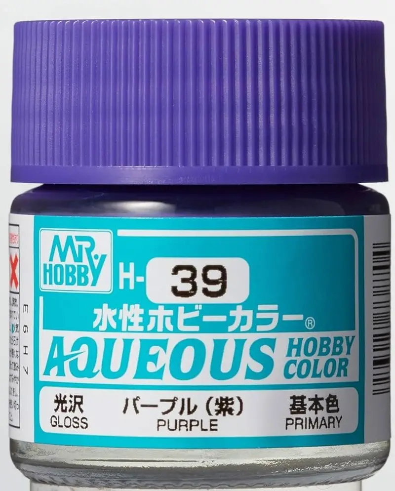 Mr. Hobby Aqueous Hobby Color H39 Gloss Purple 10Ml Bottle 1
