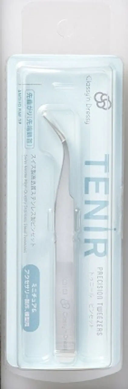 Mr. Hobby Classy'n Dressy Tenir Precision Tweezers (Angled Fine Tip) For Plastic Model Kits Tcd103 1
