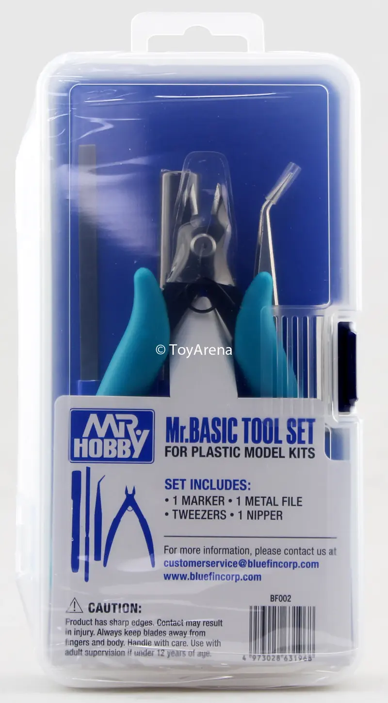 Mr. Hobby Mr Basic Tool Set For Plastic Model Kits Bf002 1
