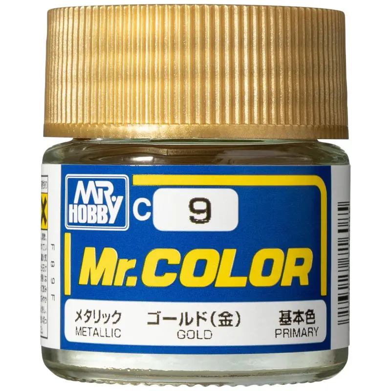 Mr. Hobby Mr. Color C09 Metallic Gold 10Ml Bottle 1