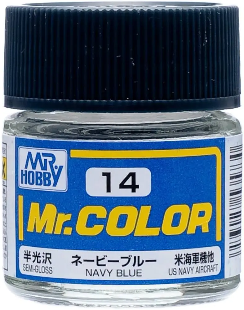 Mr. Hobby Mr. Color C14 Semi Gloss Navy Blue 10Ml Bottle 1