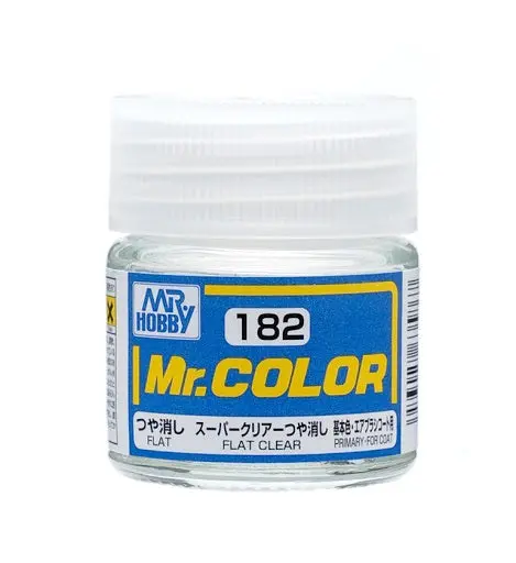 Mr. Hobby Mr. Color C182 Flat Clear 10Ml Bottle 1