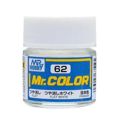 Mr. Hobby Mr. Color C62 Flat White 10Ml Bottle 1