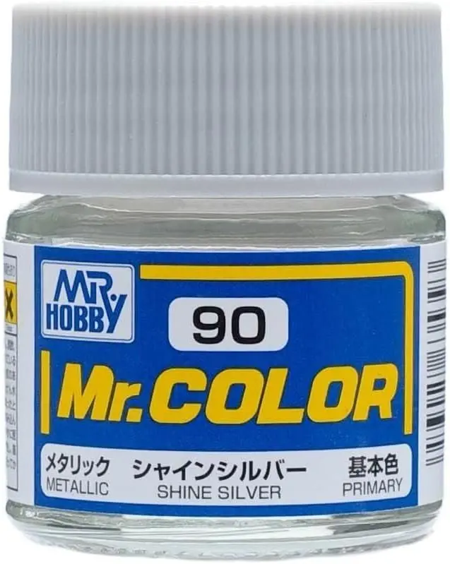 Mr. Hobby Mr. Color C90 Metallic Shine Silver 10Ml Bottle 1