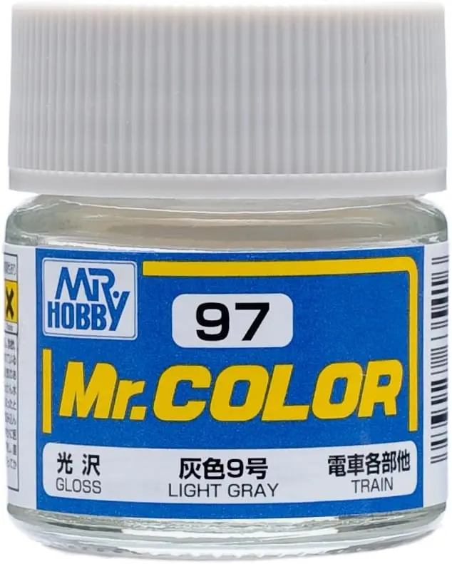 Mr. Hobby Mr. Color C97 Gloss Light Gray 10Ml Bottle 1