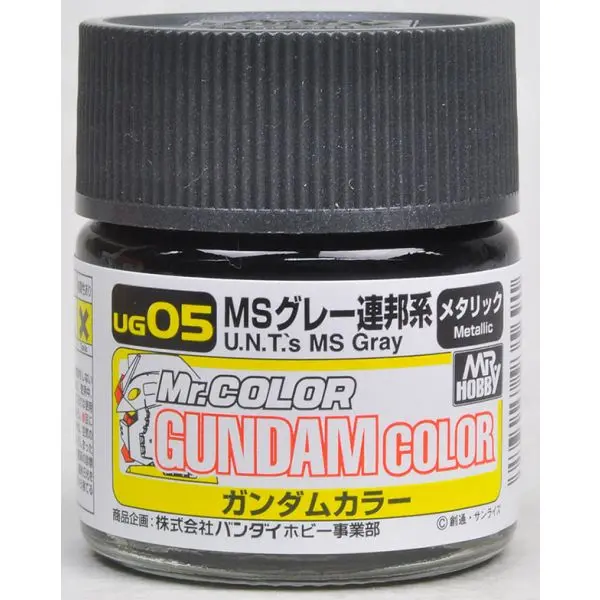 Mr. Hobby Mr. Color Gundam Color Ug05 Ms Federation Gray Metallic 10Ml Bottle 1