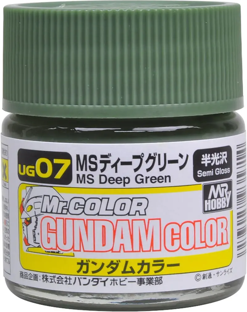 Mr. Hobby Mr. Color Gundam Color Ug07 Ms Deep Green Semi Gloss 10Ml Bottle 1