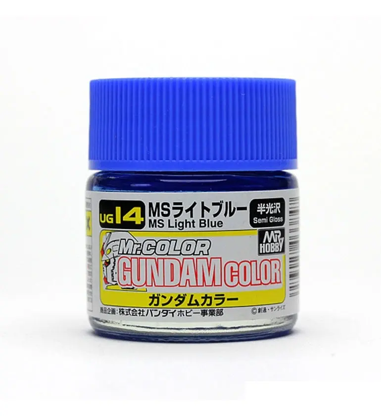 Mr. Hobby Mr. Color Gundam Color Ug14 Ms Light Blue Semi Gloss 10Ml Bottle 1