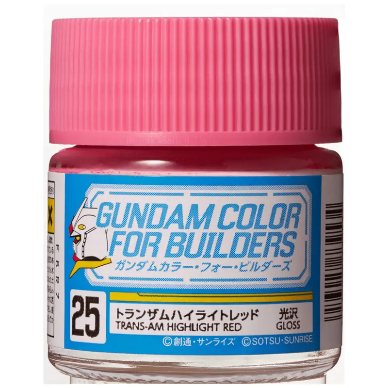 Mr. Hobby Mr. Color Gundam Color Ug25 Trans-Am Highlight Red Gloss 10Ml Bottle 1