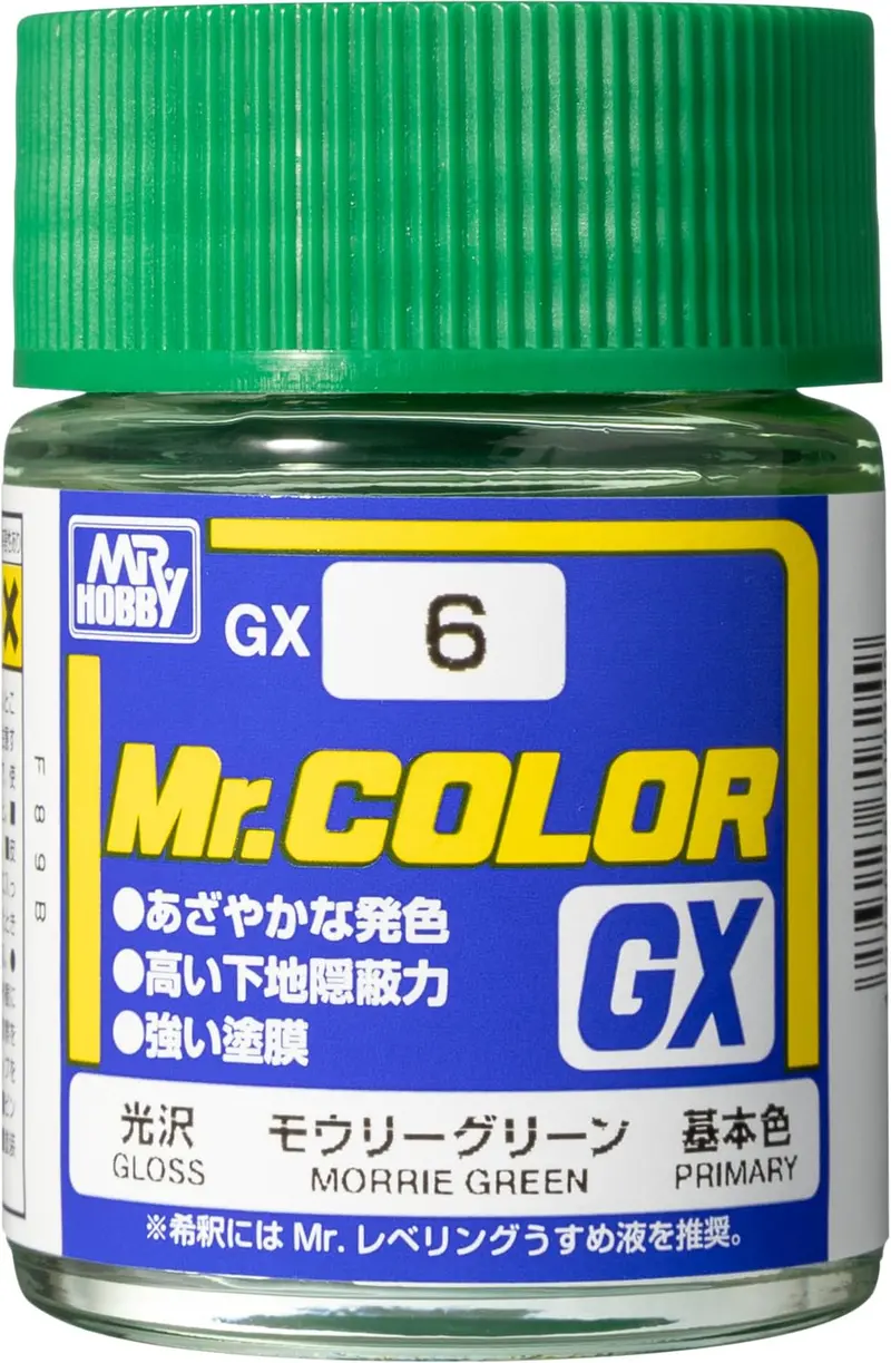 Mr. Hobby Mr. Color Gx Gx006 Morrie Green 18Ml Bottle 1